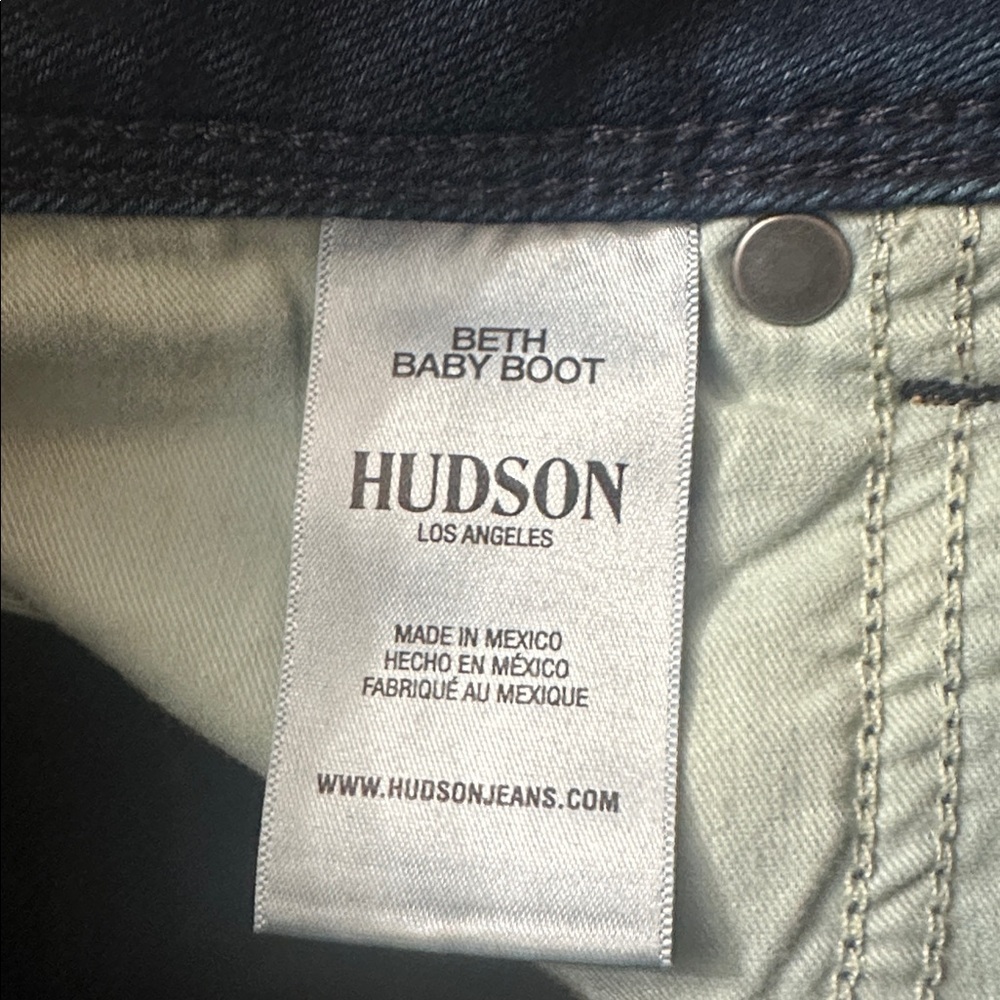 NWT Hudson Beth Baby Boot Denim Jeans size 26 - Picture 8 of 9